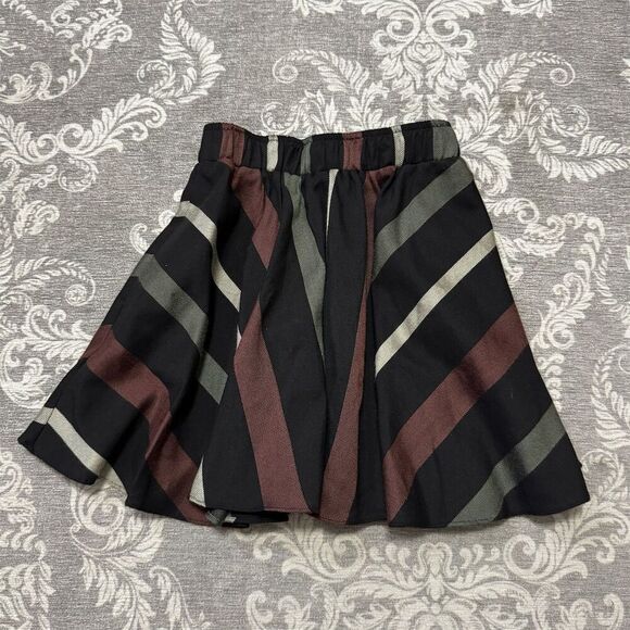 BCBGeneration Women's Striped A-Line Short Skirt Multicolor Size XXS - Picture 1 of 7